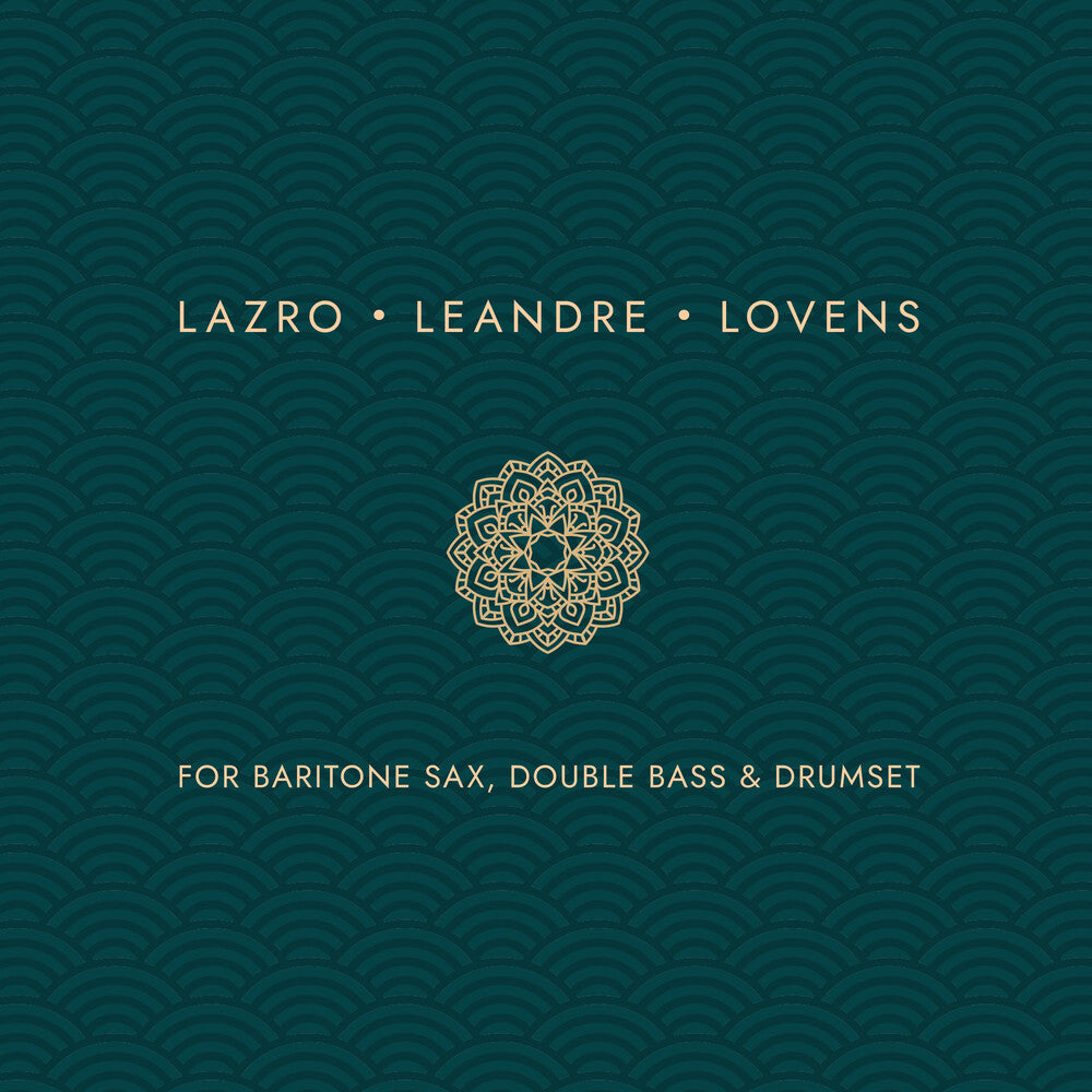 the album cover for Daunik Lazro - For Baritone Sax Double Bass And Drumset