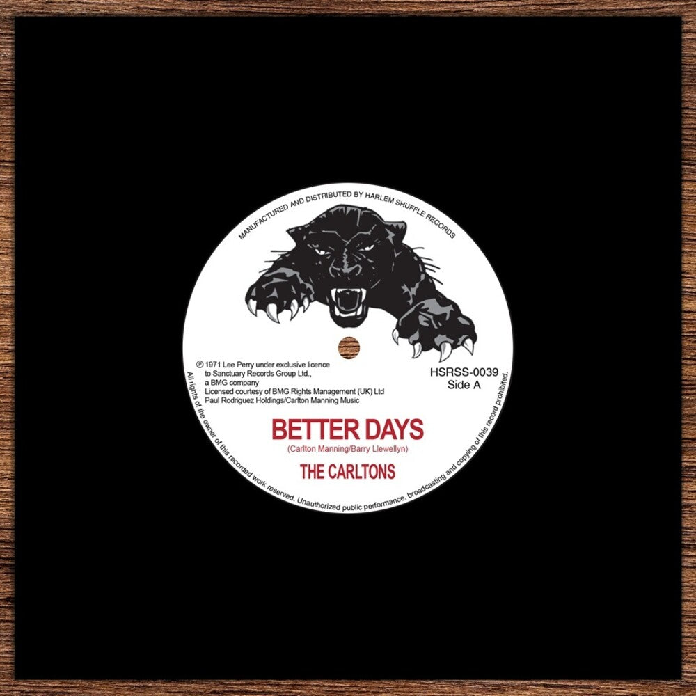 the album cover for Carltons / Lee Perry - Better Days / Station Underground News [Reissue]