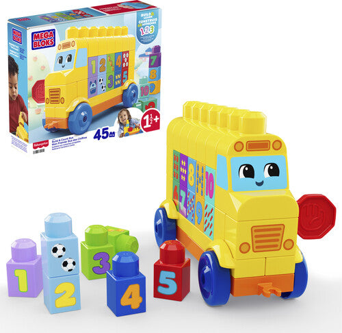Mega Bloks - Mega Bloks Build & Count Bus - Collectibles