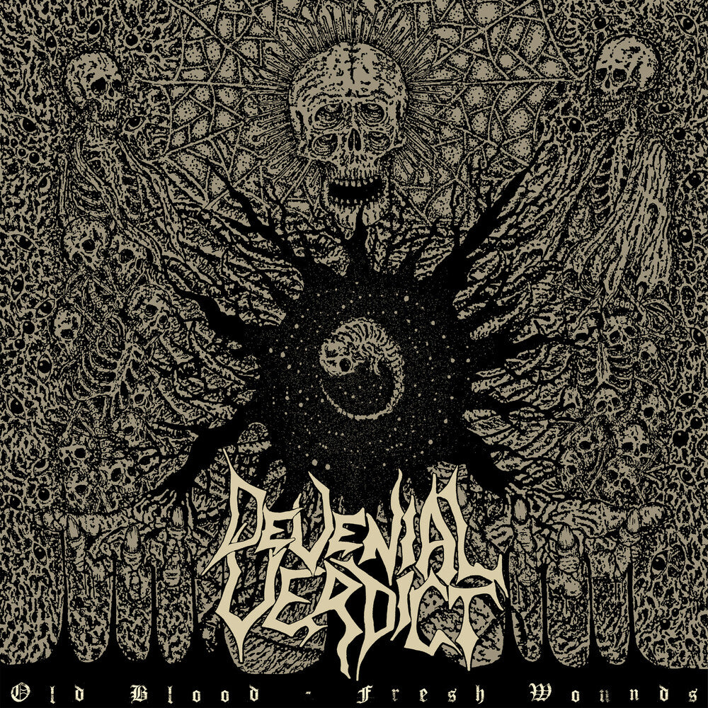 the album cover for Devenial Verdict - Old Blood: Fresh Wounds