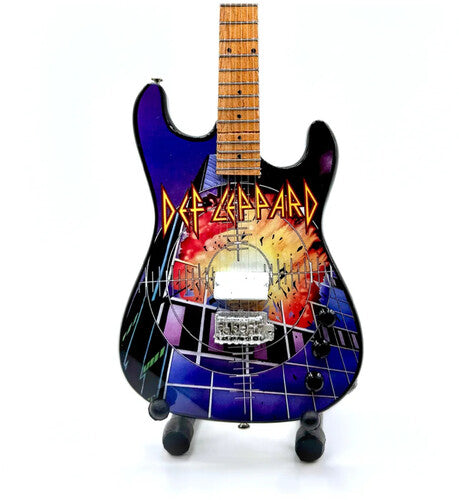 Mini Axe Def Leppard Pyromania Mini Guitar - Mini Axe Def Leppard Pyromania Mini Guitar - Collectibles