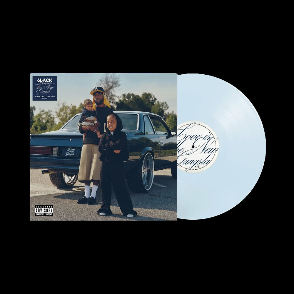 6lack - Love is the New Gangsta [Moonlight Clear Vinyl with Alternate Cover] Vinyl Record