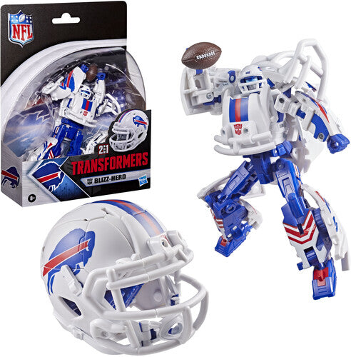 Tra Collab Nfl Buf Blizzherd - Transformers X Nfl Buffalo Bills Helmet - Collectibles