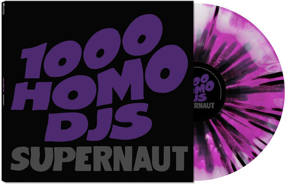 1000 Homo DJs - Supernaut [MAGENTA/BLACK/WHITE HAZE/SPLATTER] Vinyl Record