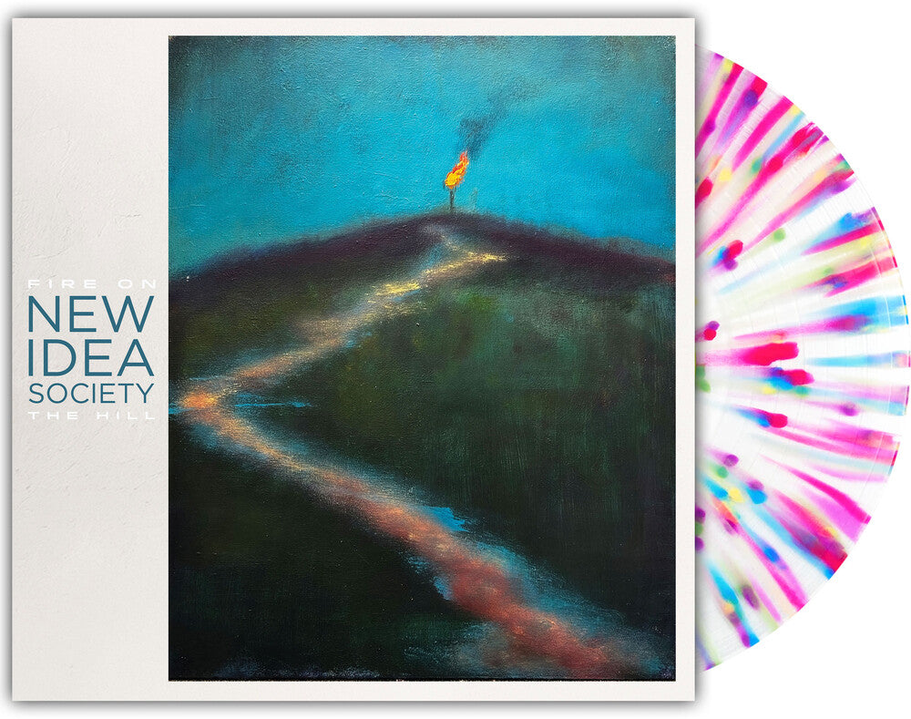 New Idea Society - Fire On The Hill [White with Rainbow Splatter] Vinyl Record