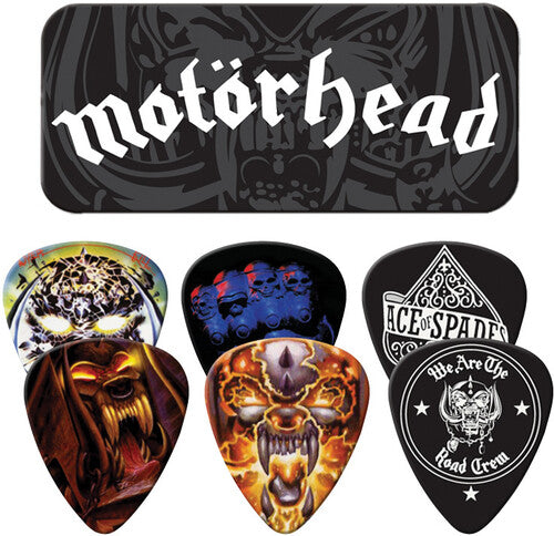 Motorhead England Logo Pick Tin 6 Picks Included - Motorhead England Logo Pick Tin 6 Picks Included - Novelties