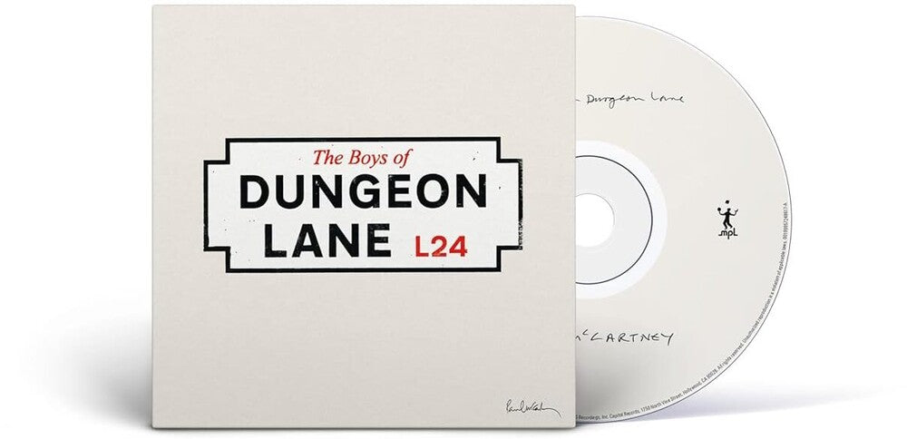the album cover for Paul McCartney - Boys Of Dungeon Lane