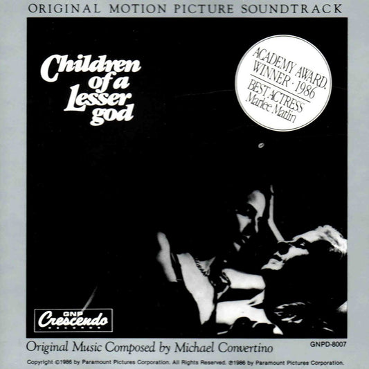 the album cover for Children Of A Lesser God / O.S.T. - Children Of A Lesser God / O.S.T.