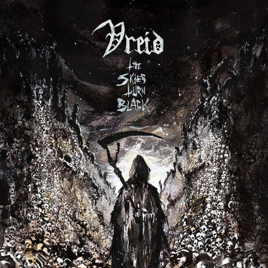 the album cover for Vreid - Skies Turn Black (Blk) [Colored Vinyl] (Gol)