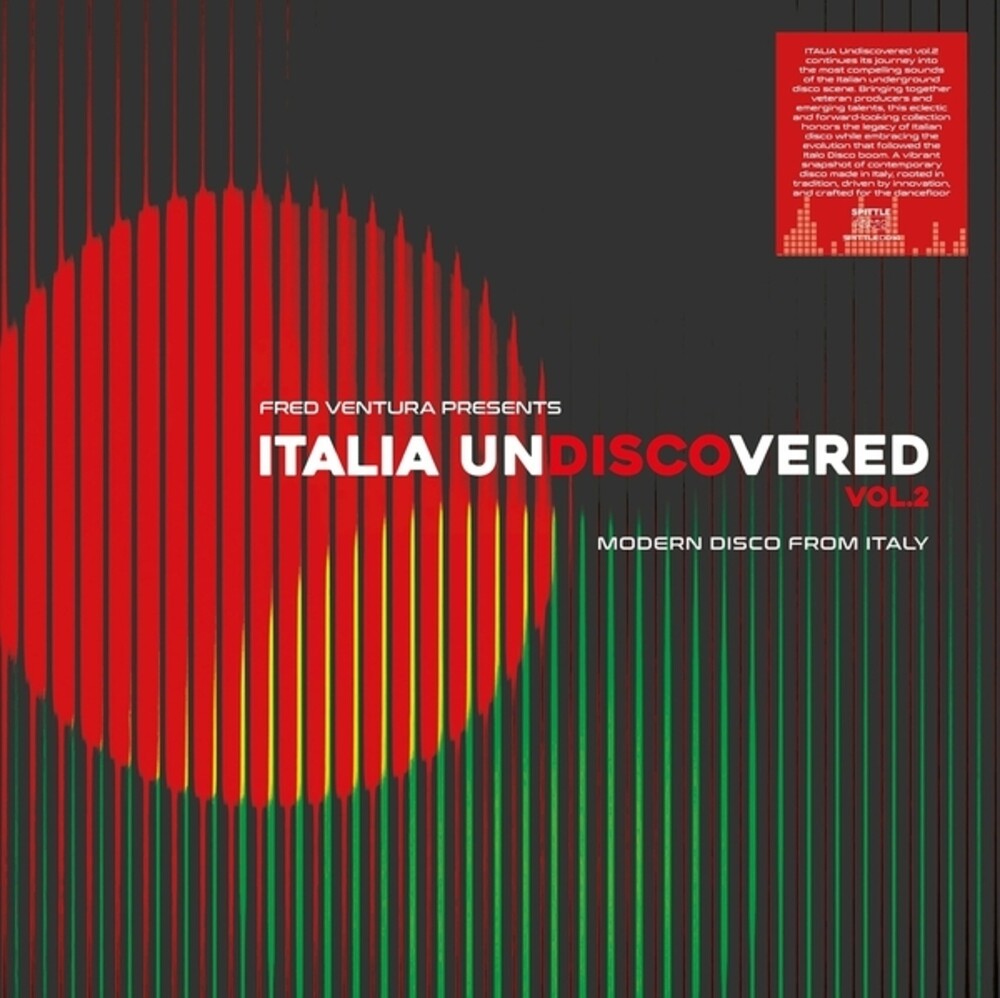 Fred Ventura Presents Italia Undisco Vered, Vol. 2: Modern Disco From Italy [LP] Vinyl Record