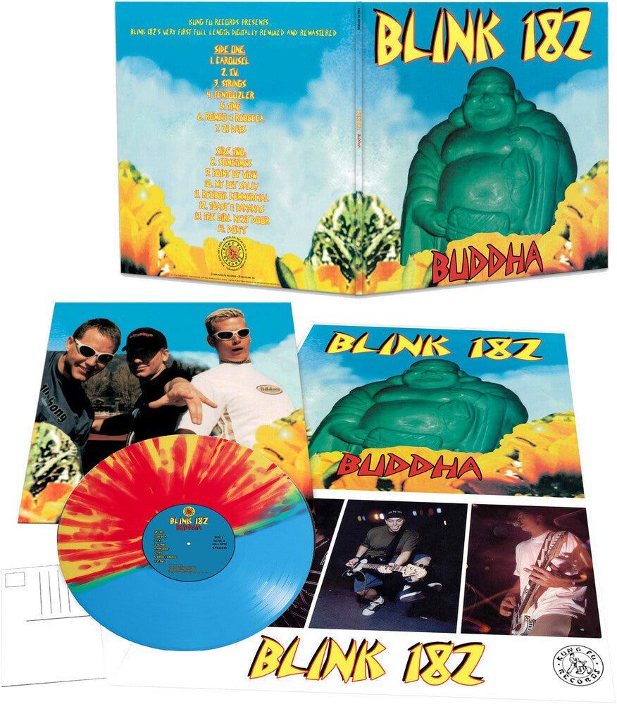 Buddha [Blue Red Yellow Splatter] Vinyl Record