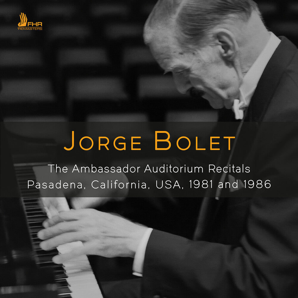 Jorge Bolet - Ambassador Auditorium Recitals Music CD