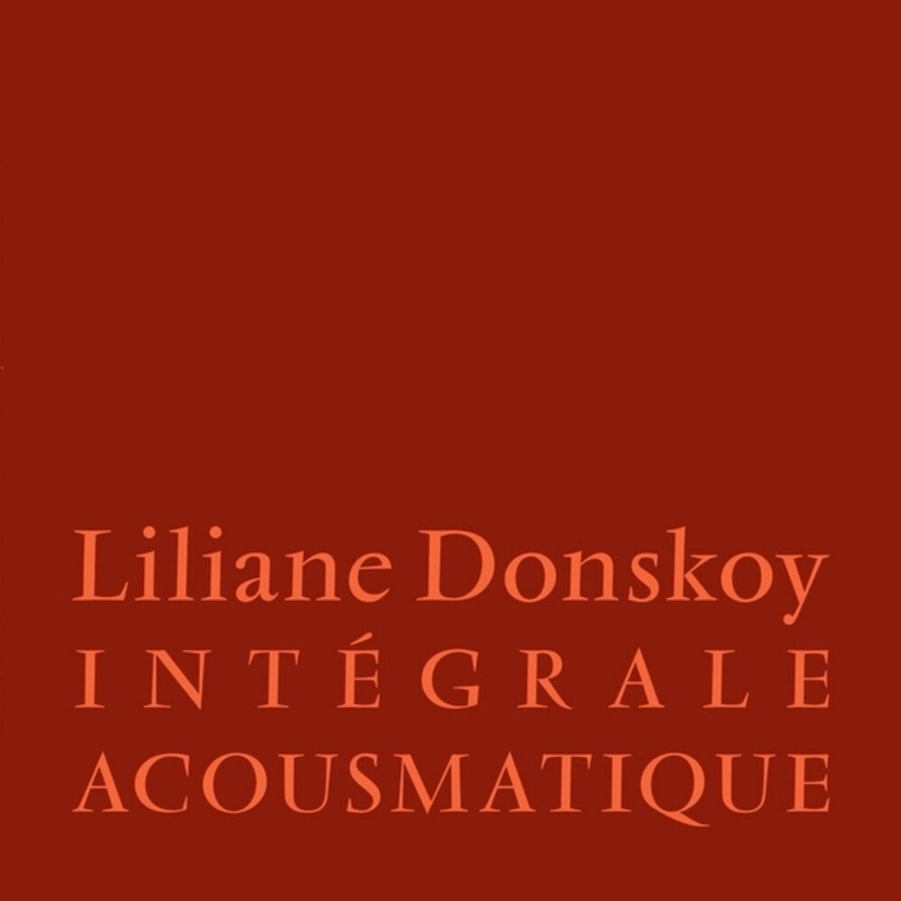 Integrale Acousmatique [LP] Vinyl Record
