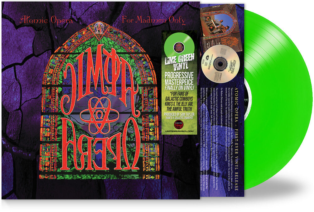 Atomic Opera - For Madmen Only [Colored Vinyl] (Grn) [Limited Edition] Vinyl Record