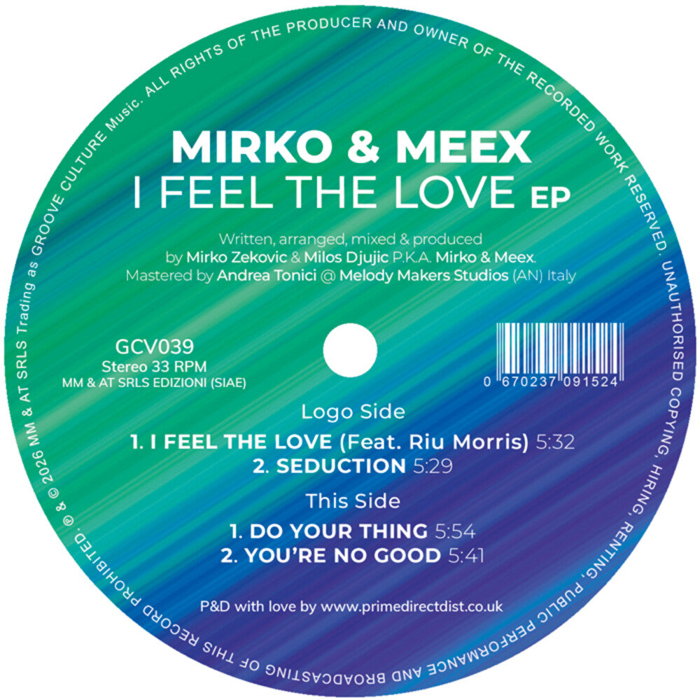 I Feel The Love Ep [12" Vinyl] Vinyl Record