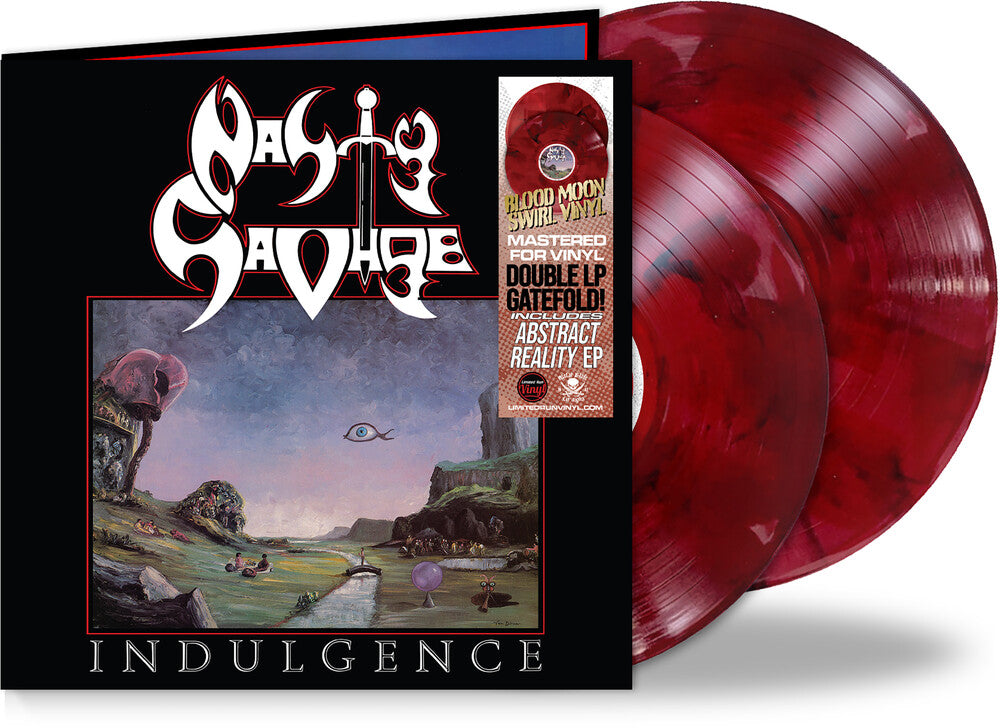 Nasty Savage - Indulgence / Abstract Reality - Red [Colored Vinyl] (Gate) Vinyl Record
