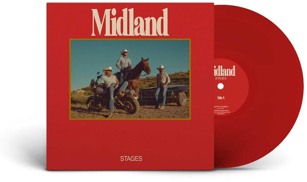 Midland - Stages [Clear Vinyl] (Red) Vinyl Record