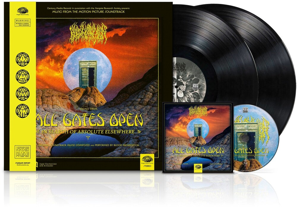 Blood Incantation - All Gates Open (Original Motion Picture Soundtrack) [Black Vinyl with Blu Ray] Vinyl Record