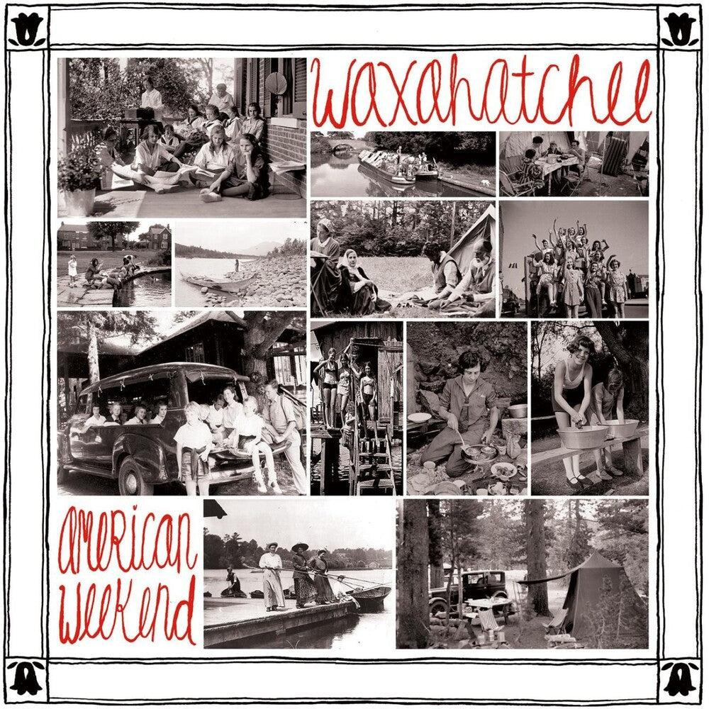 Waxahatchee - American Weekend - Red/White Swirl Vinyl [Colored Vinyl] Vinyl Record