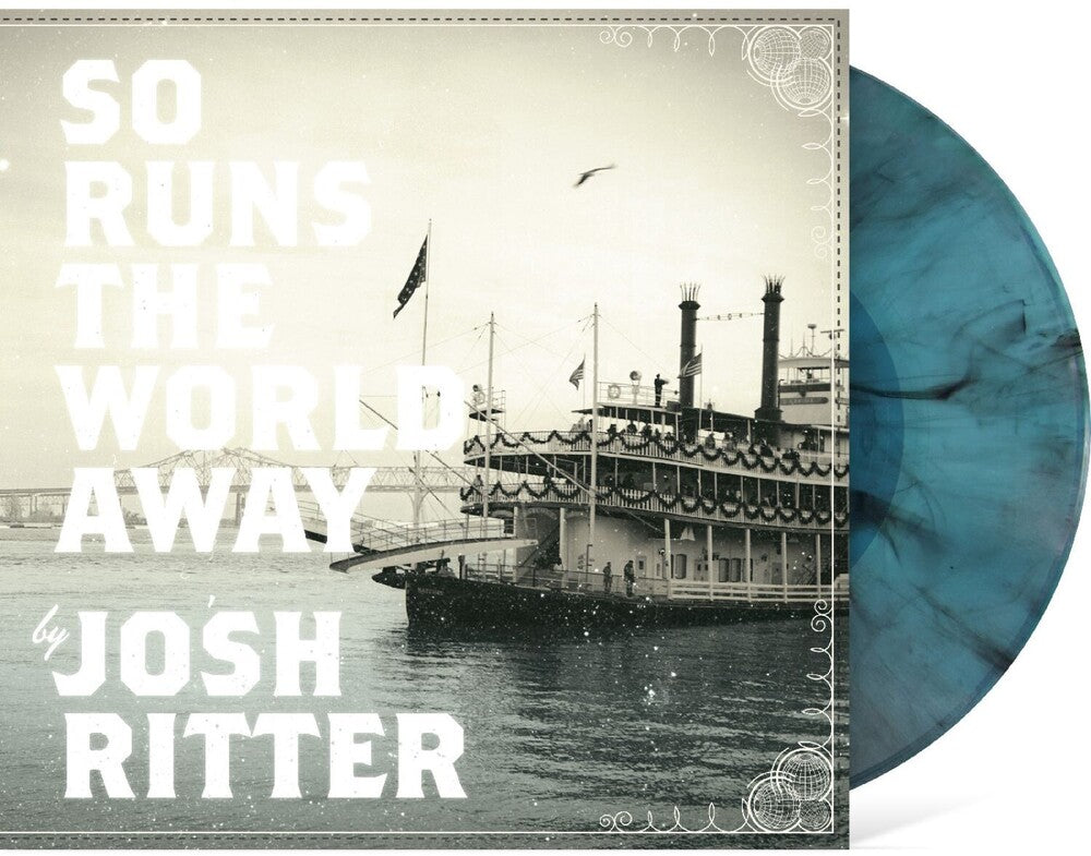 Josh Ritter - So Runs The World Away - Seaglass With Black Swirl [LP] Vinyl Record