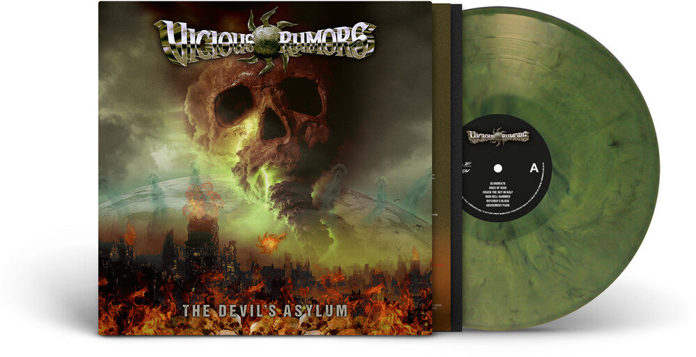 Vicious Rumors - Devil's Asylum (Blk) [Colored Vinyl] (Grn) (Ylw) [Reissue] Vinyl Record