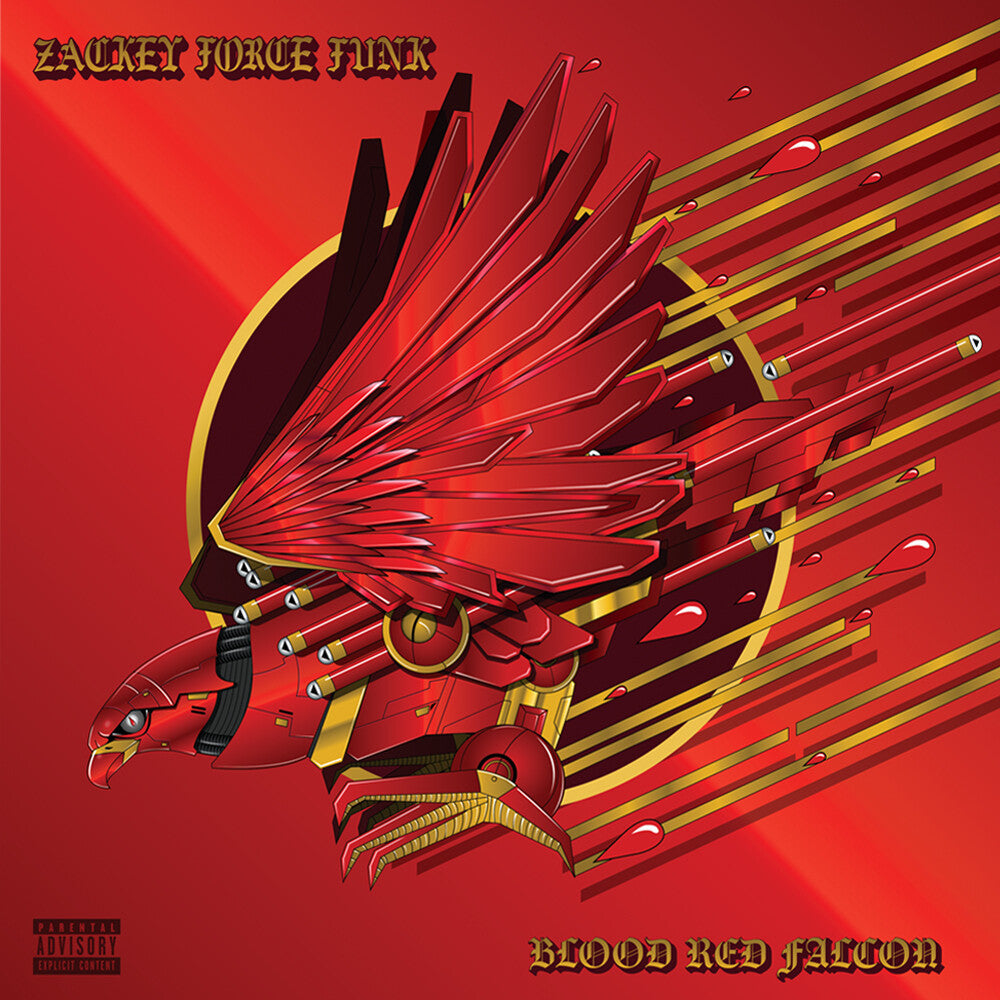 Zackey Force Funk - Blood Red Falcon [Blood Red Vinyl] Vinyl Record