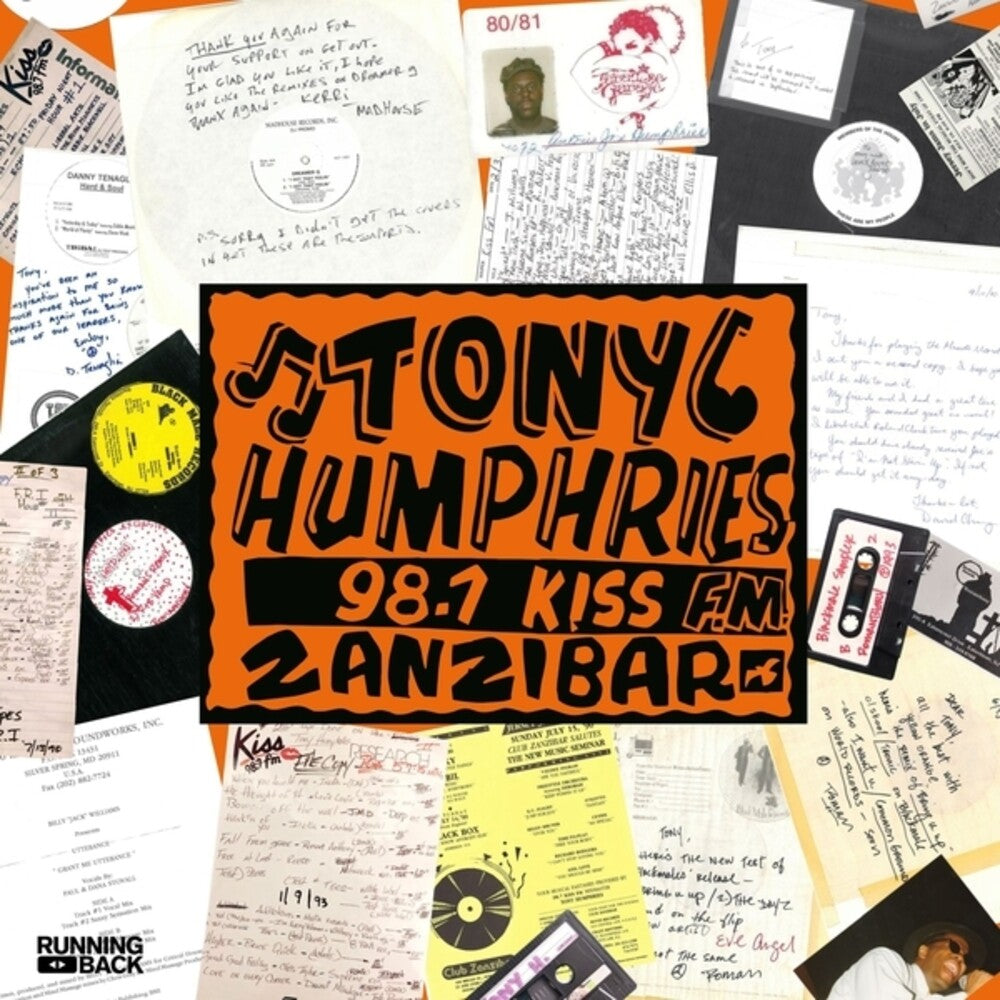 Tony Humphries - Running Back Mastermix: Kiss Fm Zanzibar Years [LP] Vinyl Record