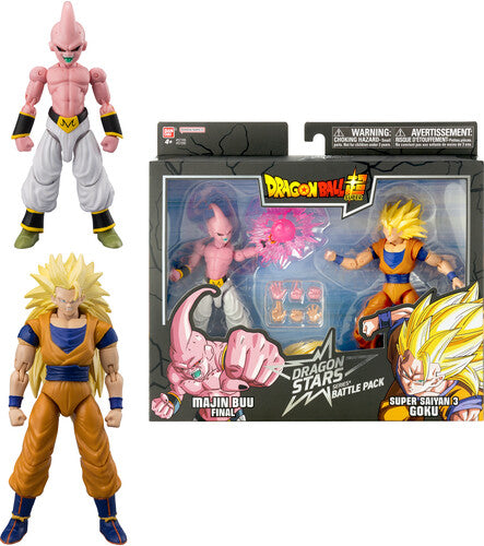 Dragon Stars Ss3 Goku Vs Buu 6in Fig Battle Pack - Dragon Stars Ss3 Goku Vs Buu 6in Fig Battle Pack - Collectibles