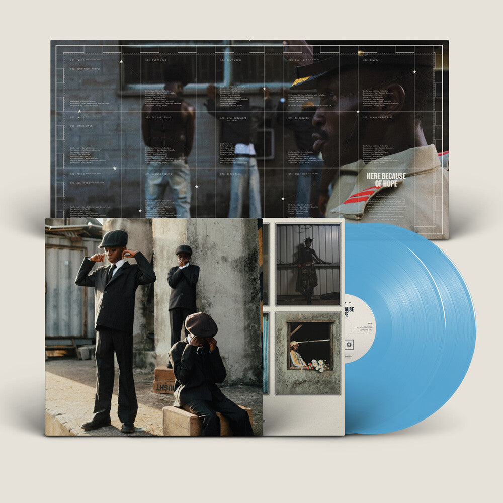 Ezra Collective - Here Because Of Hope [Translucent Blue] [PRE-ORDER] Vinyl Record