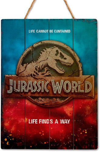 Jurrasic World Logo Woodart - Jurrasic World Logo Woodart - Collectibles