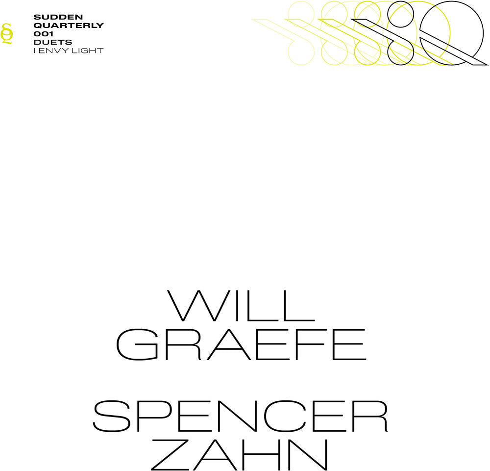 Spencer & Will Graefe Zahn - I Envy Light [LP] Vinyl Record