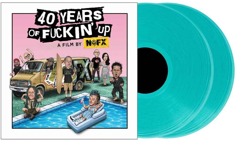 Pre-Order: 40 Years of Fuckin' Up: Soundtrack + Score  [Turquoise] Vinyl Record