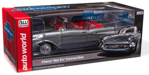 Aw 1957 Bel Air Silver 1/18 - Aw 1957 Bel Air Silver 1/18 - Collectibles