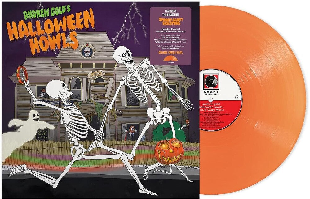 Halloween Howls: Fun & Scary Music - [Translucent Orange Crush] Vinyl Record