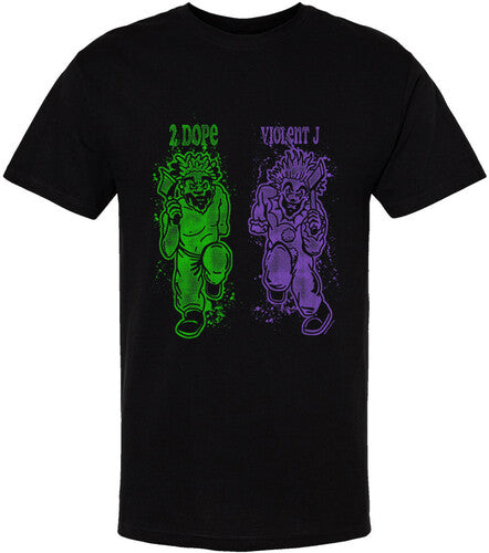 Insane Clown Posse Cartoon With Axes Shirt 2xl Blk - Insane Clown Posse Cartoon With Axes Shirt 2xl Blk - Apparel