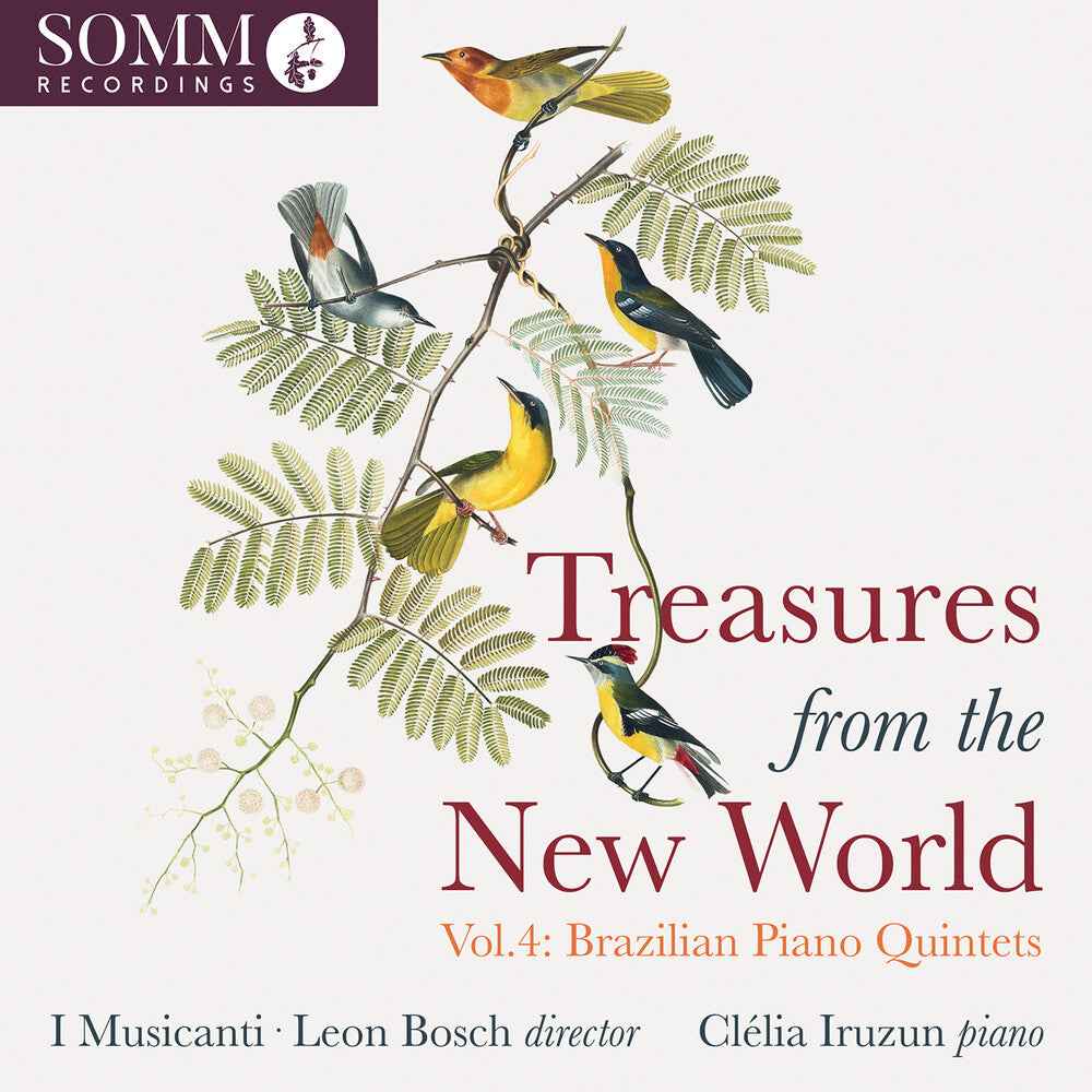 Treasures From the New World / Vol. 4: Brazilian Piano Quintets Music CD