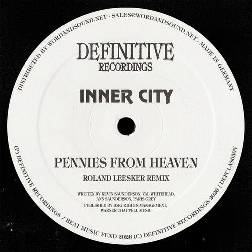 Inner City / Saunderson,kevin - Pennies From Heaven (roland Leesker Remix) - Vinyl Record