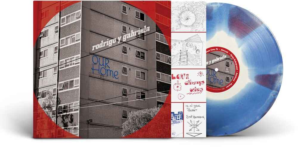 Pre-Order: OurHome [White, Red & Blue Layered] Vinyl Record