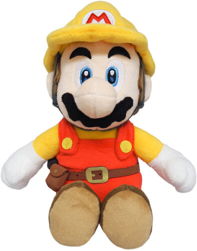 Nintendo - Super Mario - Builder Mario 10in Plush - Nintendo - Super Mario - Builder Mario 10in Plush - Collectibles