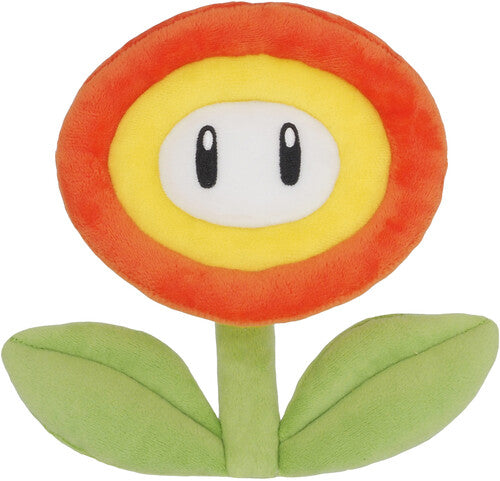Nintendo - Super Mario - Fire Flower 6 Inch Plush - Nintendo - Super Mario - Fire Flower 6 Inch Plush - Collectibles