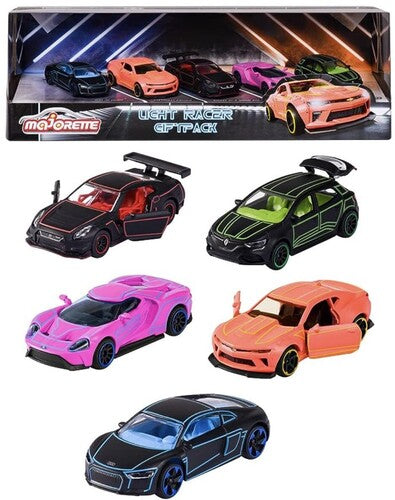 Majorette Light Racer Die-cast 5ct Pack - Majorette Light Racer Die-cast 5ct Pack - Collectibles