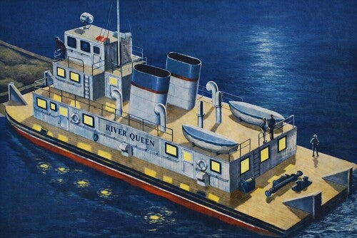 Waterfront River Queen Model - Waterfront River Queen Model - Collectibles