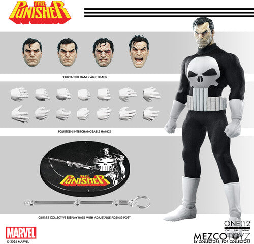 One:12 Marvel Punisher Action Figure - One:12 Marvel Punisher Action Figure - Collectibles