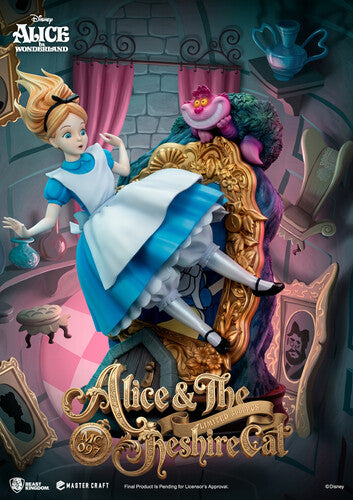 Alice In Wonderland Master Craft Alice & Cat - Alice In Wonderland Master Craft Alice & Cat - Collectibles