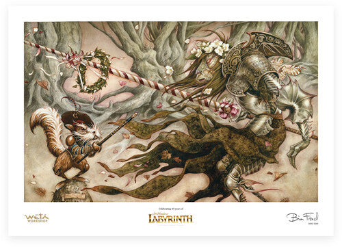 Labyrinth Knight Print - Labyrinth Knight Print - Collectibles