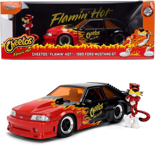 Jada 1/24 Hwr 1989 Mustang Die-cast Car Hot Cheeto - Jada 1/24 Hwr 1989 Mustang Die-cast Car Hot Cheeto - Collectibles