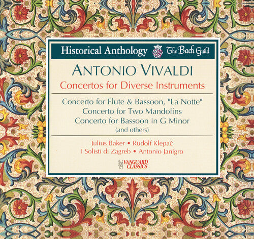 Vivaldi / Janigro / I Solisti Di Zagreb - Concerti For Diverse Instruments - Music CD