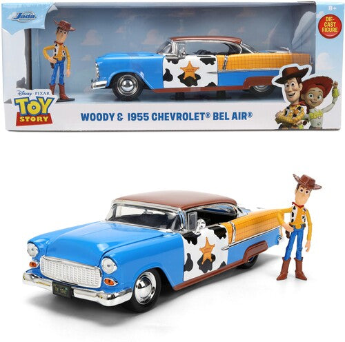 Jada 1/24 Hwr Ts Chevy Bel Air Die-cast Car Woody - Jada 1/24 Hwr Ts Chevy Bel Air Die-cast Car Woody - Collectibles