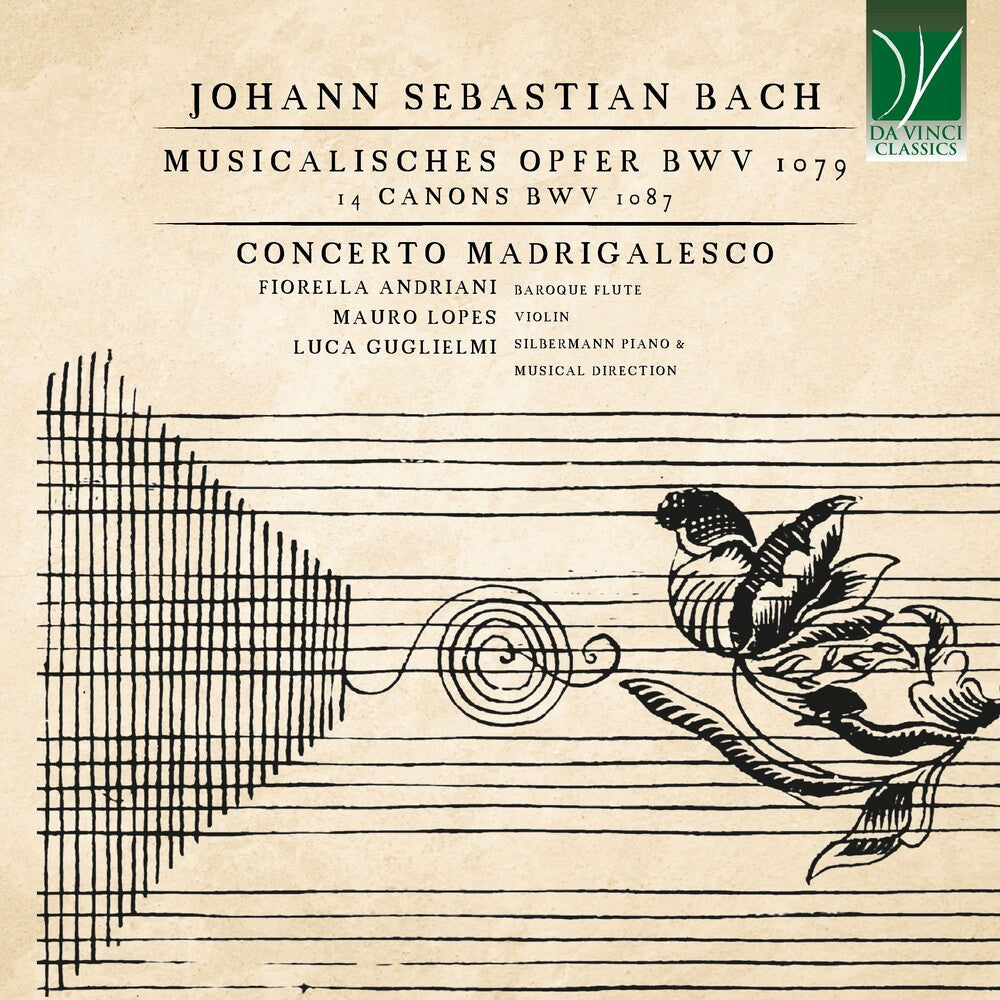 Pre-Order: Johann Sebastian Bach: Musicalisches Opfer Bwv 1079, 14 Canons Bwv 1087 Music CD