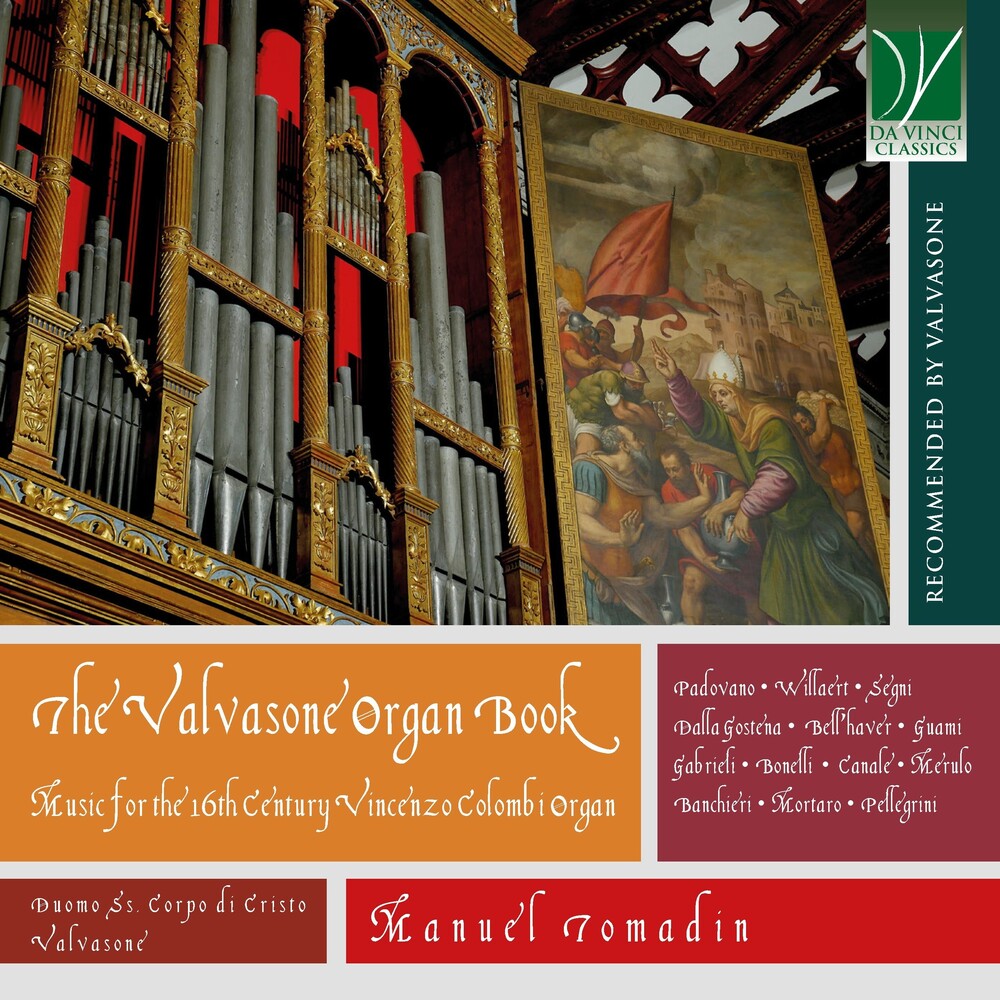 Pre-Order: Valvasone Organ Book: Music for the 16th Century Vincenzo Colombi Organ Music CD